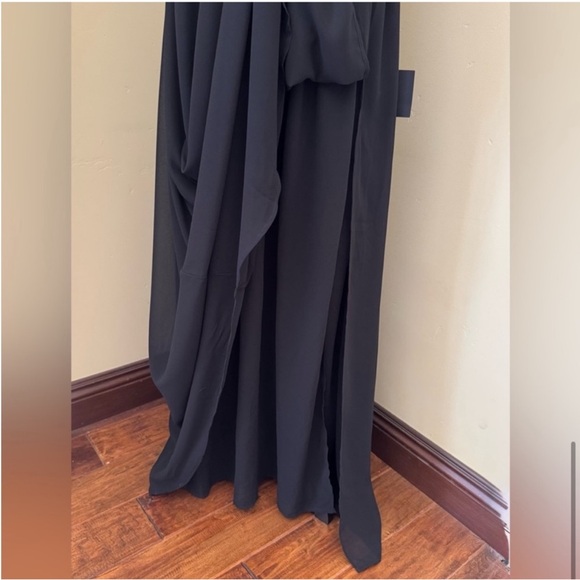 Lulus NWT Heavenly Hues Goddess Maxi Long Sleeveless Dress, Black, Size 1X - Picture 10 of 16